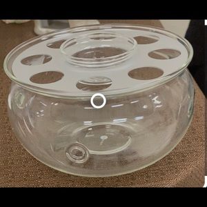 JENAer GLAS, Jena Glass TEA WARMER with tea light CANDLE